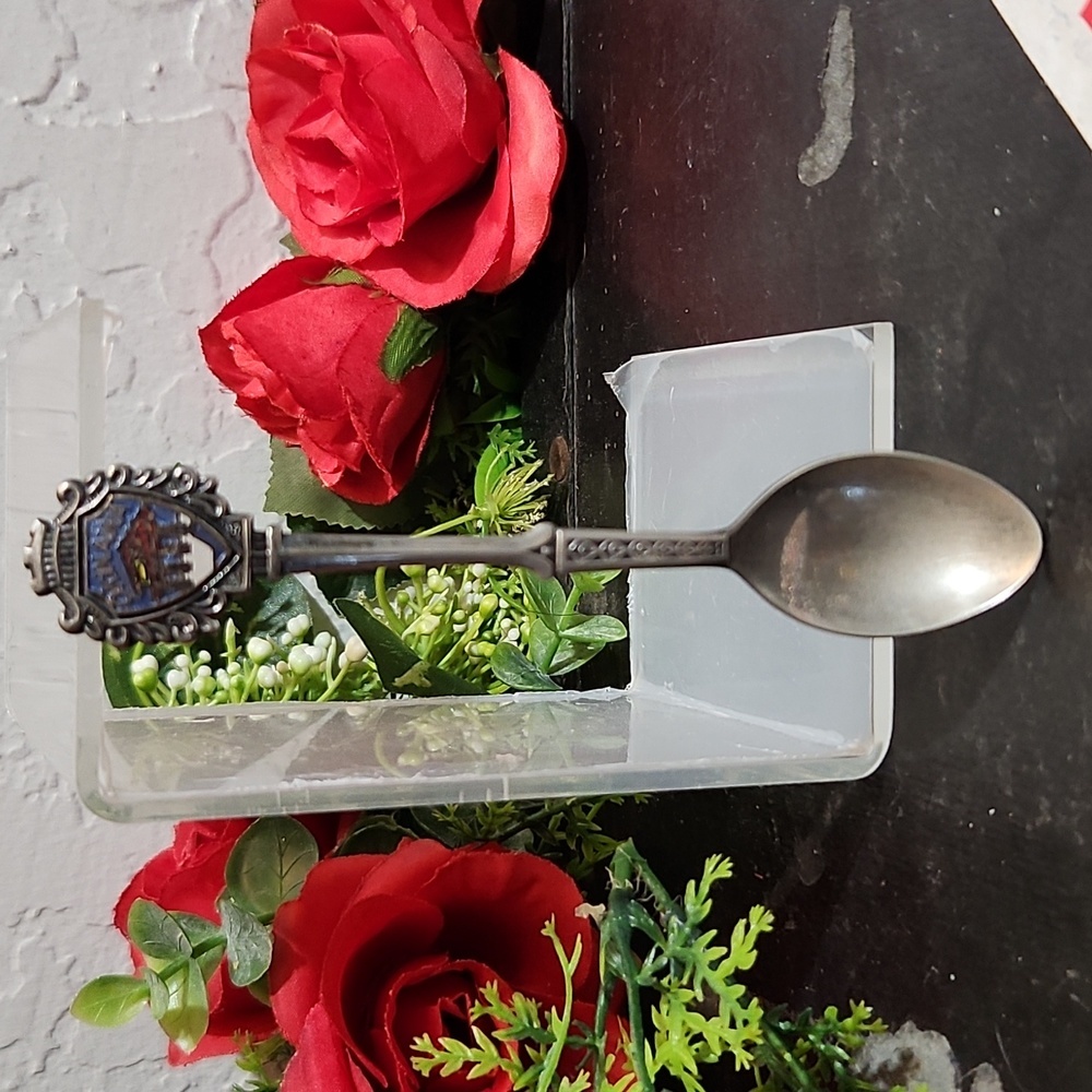 OKINAWA Souvenir Spoon Nickle Silver